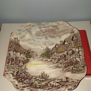 $20  Johnson Bros made in England snack plate